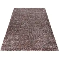 Muratap Rainbow soft shaggy hoogpolig vloerkleed beige / 120x170 cm