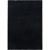 Muratap Monaco soft shaggy hoogpolig vloerkleed black- 120x170 cm