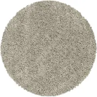 Muratap Monaco soft rond shaggy hoogpolig vloerkleed beige- 120 cm rond