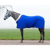 QHP Fleece deken Brilliance Victoria blue-185