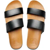 Reef Cushion Vista Slippers - Dames - Zwart - Maat 42,5