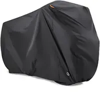 CUHOC Fietshoes zwart voor kinderfietsen van 26 inch / 170 cm ( 190x66x98) - Fiets Hoes in maat L - Fietshoes