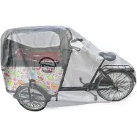 CUHOC Topkwaliteit Diamond Bakfietshoes Voor (kleine) Bakfiets (met huif) Voor bakfietsen tot 230 cm - Bakfiets Hoes