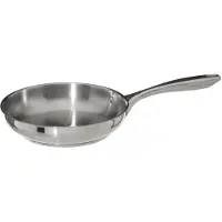 4Goodz Pfas vrij dubbelwandige rvs koekenpan 24 cm doorsnede ook inductie