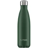 FLASKE Moss - RVS Drinkfles van 500ML- Geschikt als waterfles, thermosfles en thermoskan