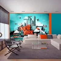 Artgeist Fotobehang – Behangpapier - Fotobehang - Welcome New York 400x280 -
