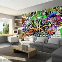 Artgeist Fotobehang – Behangpapier - Fotobehang - Graffiti on the Wall 250x175 -