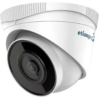 Velleman Dome IP-netwerkcamera, bewakingscamera, 4 MP, IR-leds, nachtzicht 30 m, vaste lens, WDR-technologie, PoE-functie, app Guarding Vision, voor binnen en buiten, wit