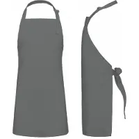 Benza Schort Kinderschort - Donkergrijs - 50 x 60 cm