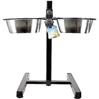 Nobleza Double Adjustable Shelf Hondenvoerbak