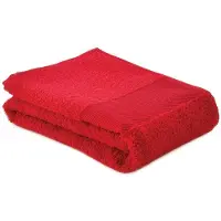 Arowell Sporthanddoek Fitness Handdoek 130 x 30 cm - 500 Gram - Rood - 3 stuks