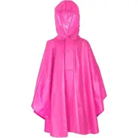 Fastrider Poncho Basic kids roze 92-104