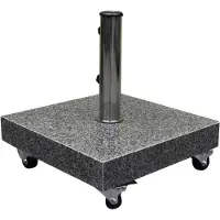 AVH-Collectie AVH parasolvoet 60 kg met 4 wielen graniet