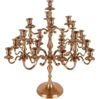 Baroque - Kandelaar - Kandelaar 25-Arms 70 cm - Goud - Aluminium - 70x78x78 - Aluminium