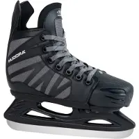 Hudora Power Play IJshockeyschaatsen Zwart, Maat 28-31