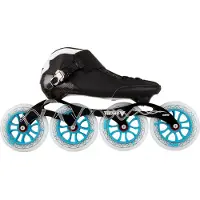 Viking Hi-speed Inline Skate 4x110mm Compleet Zwart 41