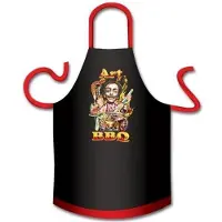 Benza Schort Art of BBQ - Grappige, Leuke, Mooie, Funny Keukenschort - XL