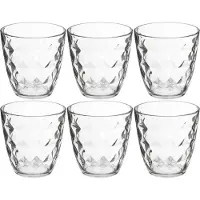 Secret De Gourmet water/sap glazen Fabi - 18x stuks - 250 ml - glas - Drinkglazen - Waterglazen