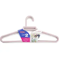 PlasticForte Kledinghangers - 14x - lichtroze - kunststof - 41 cm - kledingkast