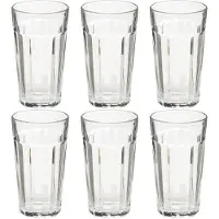 Secret De Gourmet water/sap glazen Lorenz - 18x stuks - 350 ml - glas - Drinkglazen - Waterglazen
