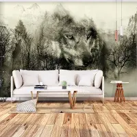 Artgeist Fotobehang – Behangpapier - Fotobehang - Mountain Predator (Beige) 350x245 -