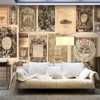 Artgeist Fotobehang XXL - Vintage Books