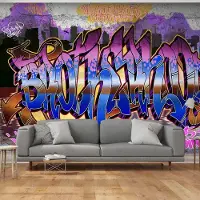 Artgeist Fotobehang – Behangpapier - Fotobehang - Colorful Mural 100x70 -