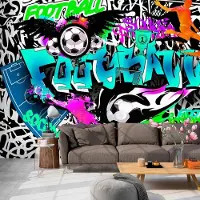 Artgeist Fotobehang – Behangpapier - Fotobehang - Sports Graffiti 150x105 -