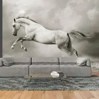 Artgeist Fotobehang – Behangpapier - Fotobehang - Wilde hengst 300x231 -