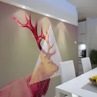 Artgeist Fotobehang - deer (graphic pattern)