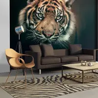 Artgeist Fotobehang – Behangpapier - Fotobehang - Bengal Tiger 200x154 -