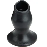 Oxballs Pig Hole Tunnel Plug Medium - Zwart