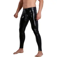 Late X Mannen Latex Leggings Sleeve L