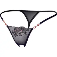 Cottelli collection Avostringit Musta