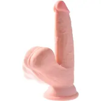 King Cock Plus Realistische Dildo Met bewegende Balzak - 21.5 cm
