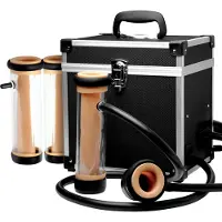 ViaGel The Super Milker - automatische luxe masturbator (zwart)