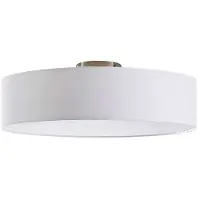 LINDBY - Sebatin Plafondlamp Ø50 White/Nickel