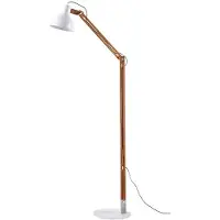 LINDBY Vloerlampe , Shivanja, Hout, Werkkamer / Kantoor, Hout, Modern