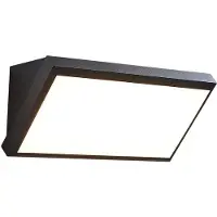 LINDBY Buitenverlichting , Abby, Zwart, Balkon, Kunststof, Modern