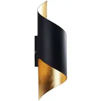 LINDBY Wandlampe , Vanni, dimbare, Zwart, Slaapkamer, Metaal, Modern