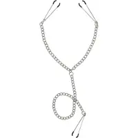 Master Series - Nipple To Clit Klemmenset - Zilver