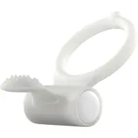 Dorcel - vibrerende penisring - glow in the dark - wit