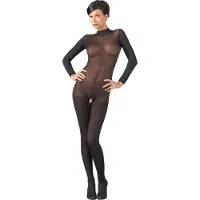 NO:XQSE - Exclusieve bodystocking - zwart - M/L