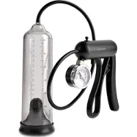 Pump Worx - Pump Worx Pro-Gauge Power Pump - Pumps Penis Transparant