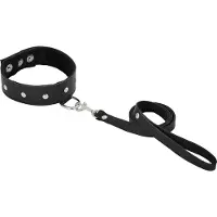 Sportsheets - Halsband met Lijn Set Zwart
