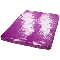 Fetish - Lakens van lak - 200 x 220 cm (paars)