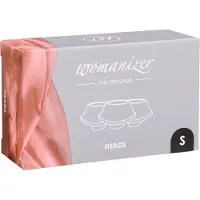 Womanizer Classic S - vervangende opzetstukken set - paars (3 stuks)