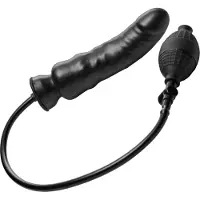 Master Series Renegade - Opblaasbare Dildo - Zwart