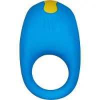 ROMP Juke - vibrerende penisring - waterdicht - blauw