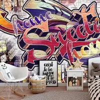 Artgeist Fotobehang – Behangpapier - Fotobehang - Cool Graffiti 200x140 -